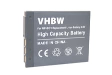 vhbw Li-Ion batterie 500mAh (3.6V) pour caméra Sony Cybershot DSC-T300, DSC-T500, DSC-T700, DSC-T900, DSC-TX1 comme NP-BD1, NP-FD1.