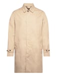 Mango Water-Repellent Cotton Trench Coat Beige