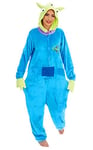 Everglamour ALIEN Onesie/Body Suit, Unisex-Adult, Blue, X Large