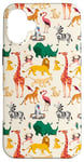 Coque pour iPhone 16 Plus Disney The Lion King Animals of the Pride Lands Pattern