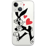 ERT GROUP Coque de téléphone Portable pour Iphone 13 Original et sous Licence Officielle Looney Tunes Motif Bugs 002 Parfaitement adapté à la Forme du téléphone Portable, partiel imprimé