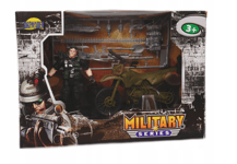 Playset Military Series - Soldier and Motorbike Accessories Army Commando