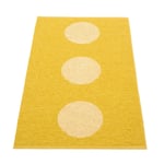 Pappelina, Vera Pop matta Mustard/Pale Yellow 70 x 120cm