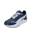 PUMA Unisex X-RAY Speed Sneaker, Inky Blue White-Persian Blue, 7 UK