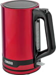 Zanussi Kettle Cordless Red Black 1.7L 2200W fast boil RRP £49