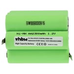 vhbw Batterie remplacement pour 27AZ07BH, 3SD B01 WW, 833297 pour volet roulant de fenêtre (2300mAh, 10,8V, NiMH)