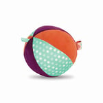 B. Toys - Grande Balle en Peluche texturé pour bébé - Cloche à Carillon - Motricité Globale et développement sensoriel - pour bébés, 6 Mois Plus