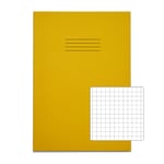 Rhino 13 x 9 Oversized Exercise Book 40 Page Yellow S7 (Pack of 100)