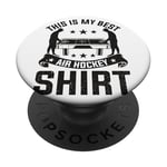 This is my best Air Hockey Shirt – Air Hockey Player PopSockets PopGrip Interchangeable