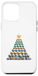 Coque pour iPhone 12 Pro Max Christmas Tree Haltère Poids Haltérophile Gymnase