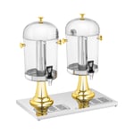 Royal Catering Saftdispenser - 2 x 8 l midterrør til isterninger