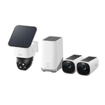 Eufy Security Advanced Security Kit, Cam 3 2-Pack & SoloCam S340