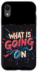 Coque pour iPhone XR Costume de discours Cool What is going on