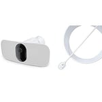 Pack Arlo composé de : Caméra Pro 3 Floodlight et Câble De Recharge Magnétique - Blanc