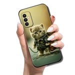 E-Panda for XIaomi Redmi Note 12 Pro/Poco X5 Pro 5G Case Ultra Thin Slim Black TPU Soft Silicone Gel Bumper Shockproof Protective Cover Sparkle Clear Pattern Design Personalised Kawaii Cute - Cat