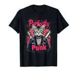 Punk cat for a Punk cat friend cat owner T-Shirt