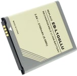 Kompatibelt med Samsung SGH-iT999, 3.8V, 2100 mAh