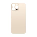 VITRE ARRIERE COMPATIBLE AVEC ADHESIF POUR IPHONE 13 PRO OR GOLD