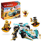 LEGO Ninjago La Voiture de Course Spinjitzu : Le Pouvoir du Dragon de Zane - Kit de Construction avec Rotation et 4 Minifigurines - Idée Cadeau Enfants Dès 7 Ans, Garçons et Filles 71791