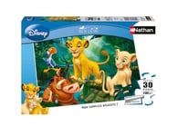 Nathan - Puzzle enfants - 30 pièces - Simba & Co. - Disney - Fille ou garçon dès 4 ans - Puzzle de qualité supérieure - Carton épais et résistant - Animaux - 86313