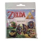 The Legend of Zelda Ocarina of Time 5 Badge Pack Pyramid Nintendo 2016 New Rare