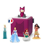 tonies Coffret Toniebox Au Royaume des Princesses Cassis, 4 Figurines Histoire + 1 Figurine Créatif, boîte à Histoire et Musique pour Enfant 3-7 Ans, conteur d'histoire Robuste & Facile à Utiliser