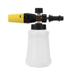 SuerZaro Snow Foam Lance for Karcher K2 K3 K4 K5 K6 K7 Pressure Washer, 1 L Soap Dispenser with Adjustable Spray Nozzle and New Generation Connector, High Pressure Wash Car Foam Gun Accessory