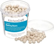 KitchenCraft Ceramic Baking Beans for Blind Baking Pastry, Washable and Reusabl