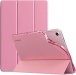 Coque Compatible Avec Samsung Galaxy Tab A9+/A9 Plus 11"" 2023 Sm-X210/X216/X218, Étui De Protection Arrière En Tpu Translucide Givré Pour Tout Nouveau Galaxy Tab A9+, Fondant Rose