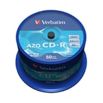 Verbatim cd-r azo crystal 700 mo 52x 50 pièce(s)