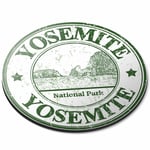 Round Mouse Mat - Yosemite National Park Travel America Office Gift #5484