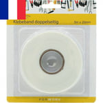 Ruban de Montage Adhésif Double Face Rouleau Scotch Mousse 20MM X 5M