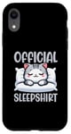 Coque pour iPhone XR Chemise de nuit officielle American Shorthair Funny Cat Lover