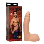 Doc Johnson Gode avec testicules Randy 21,6 cm Signature Cocks