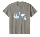 Youth Frozen Anna Sven And Olaf T-Shirt