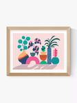 EAST END PRINTS Rachel Lee 'House Plants' Framed Print