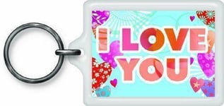 I Love You Sentimental Keyring Valentine Birthday Christmas All Occasion NewGift