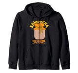 Kombucha Starter Kit for Tea Drink Lover Kombucha Zip Hoodie