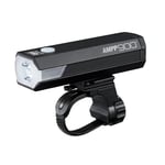 CATEYE AMPP 900 / VIZ 300 Bike Light Set: Powerful front light, high visibility rear light, Black