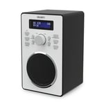 DAB/DAB+ Digital Radio | Solid Wood Cabinet | Kitchen & Bedside FM Radio with 20