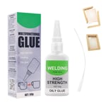 Colle Forte, Colle De Soudage Universelle Super Glue, Colle Professionnel Colle Instantanée Puissante Pour Caoutchouc Verre Céramique Métal Bois, 50g