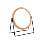 Miroir Rond Grossissant SATCHI Bois  Acier Noir MSV