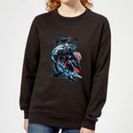 Aquaman Black Manta & Ocean Master Women's Sweatshirt - Black - XS - Noir