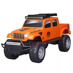 Bauer Spielwaren Tech R/C Jeep Gladiator Véhicule Tout-Terrain télécommandé 4x4 avec télécommande Pro Style à partir de 8 Ans 71 cm Orange (581603)