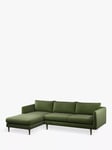 John Lewis + Swoon Latimer Large 3 Seater LHF Chaise End Sofa, Dark Leg