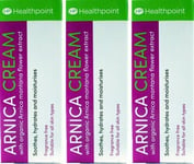 3x Healthpoint Arnica Cream 50ml Natural Herbal Remedy First Aid Bruises UK