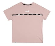 PUMA Power Tape Tee G Fille, Rose Quartz, 176