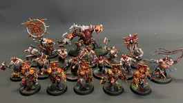 Warhammer AOS Start Khorne Bloodbound Goreblade Warband presale Painted chaos