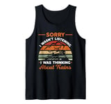 Thinking About Trains Model Railroad Conductor Wagon Train Tank Top