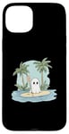 iPhone 15 Plus Funny Ghost Stand Up Paddle Halloween Lake Summer Costume Case